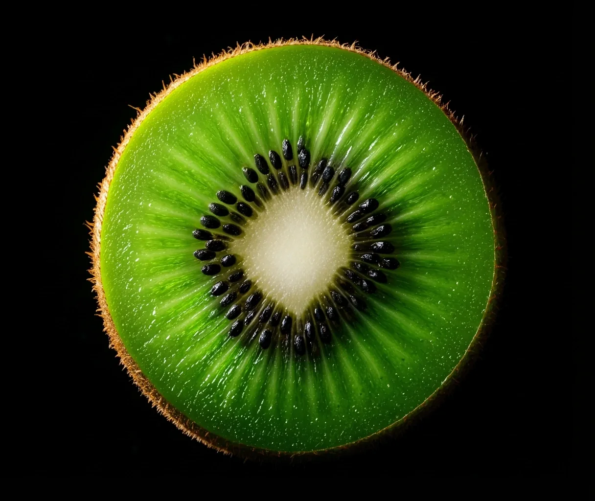 Molecular structure of fresh fruit